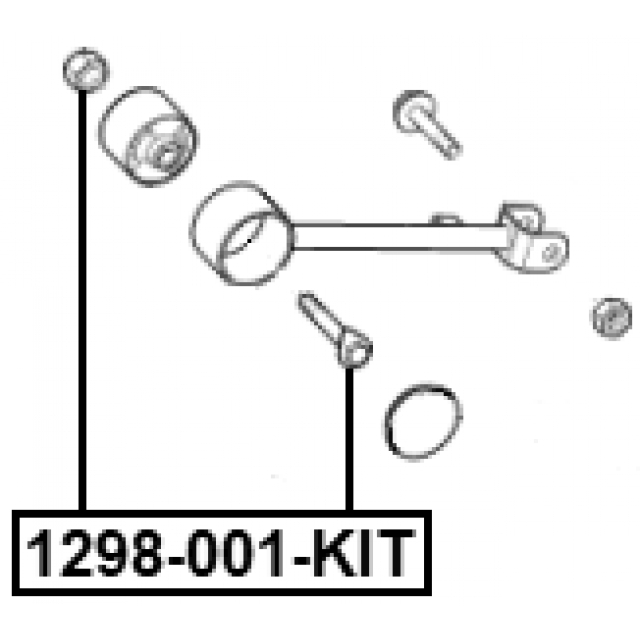 Болт крепления подвески ремкомплект HYUNDAI AZERA 05 2005- FEBEST 1298-001-KIT preview 2