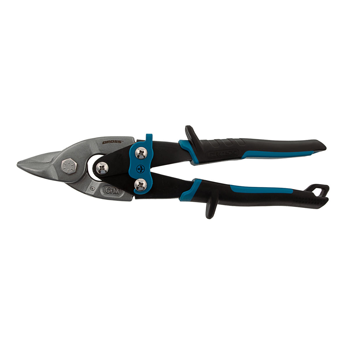 Ножницы по металлу "PIRANHA" 230мм прямой резки усиленный GROSS preview 2