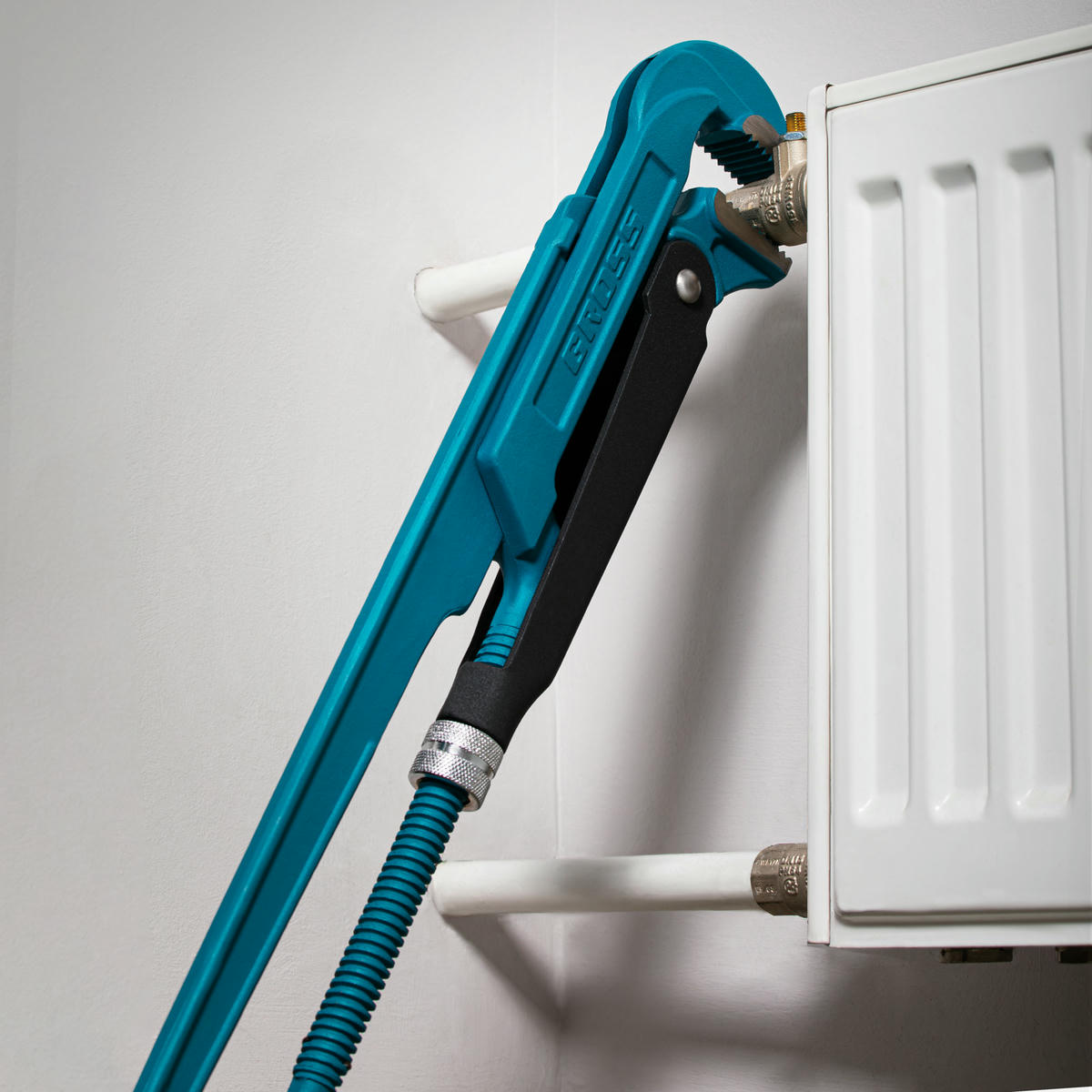 Ключ трубный рычажный №4,3" цельнокованый тип CrV "L" GROSS preview 1