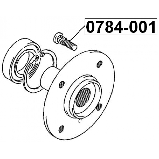 Шпилька колеса FEBEST 0784-001 preview 2