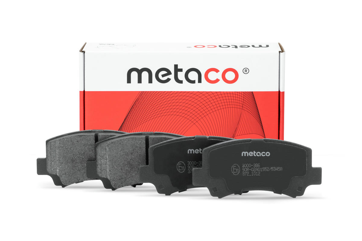 Колодки тормозные передние к-кт metaco 3000-386 preview 1