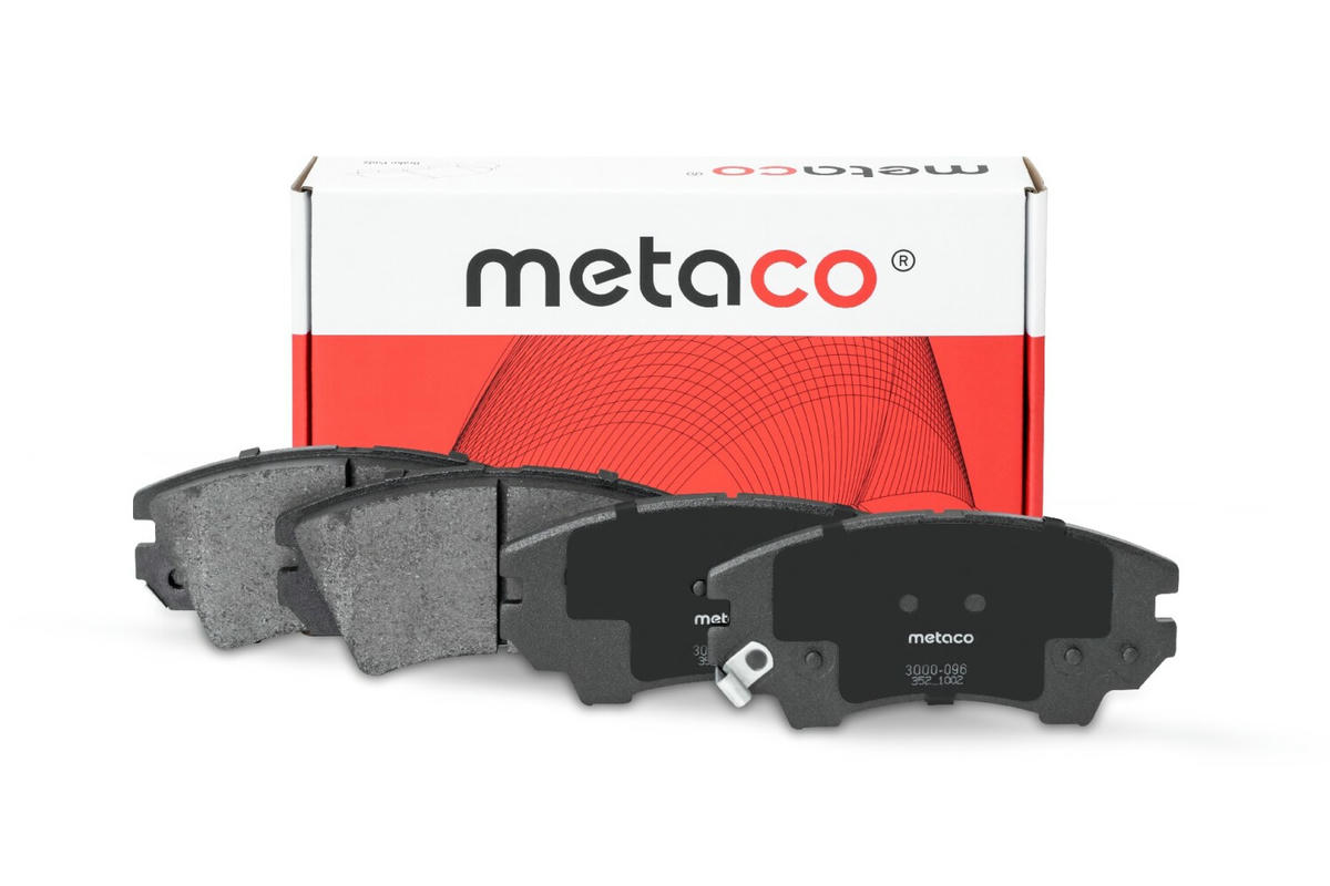 Колодки тормозные передние к-кт metaco 3000-096 preview 1