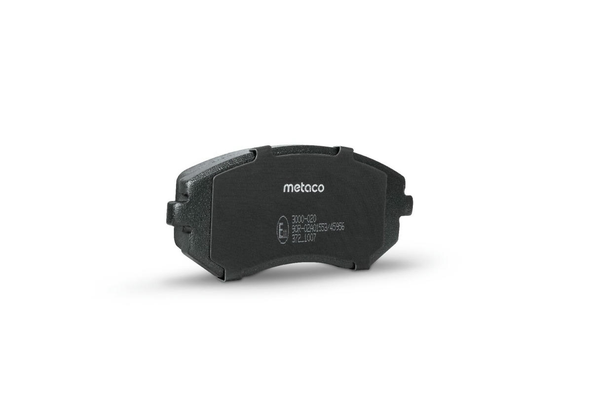 Колодки тормозные передние к-кт metaco 3000-020 preview 3