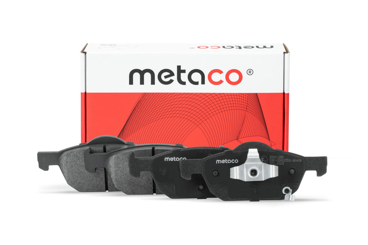 Колодки тормозные передние к-кт metaco 3000-285 preview 1