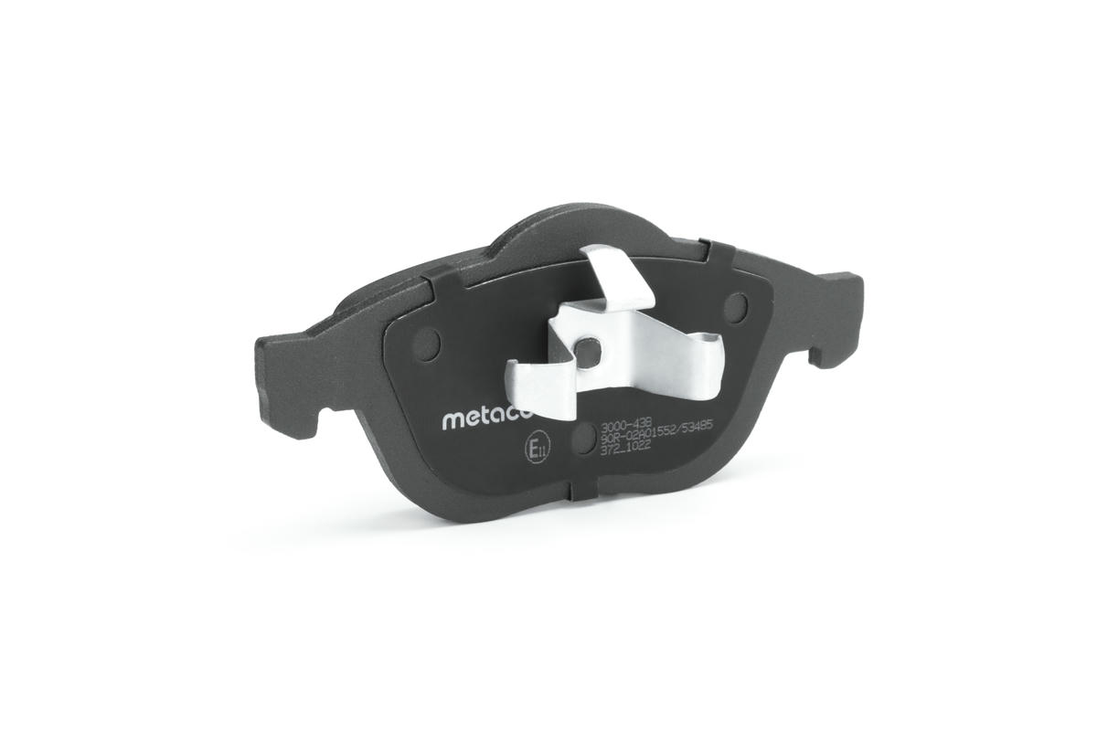 Колодки тормозные передние к-кт metaco 3000-438 preview 2