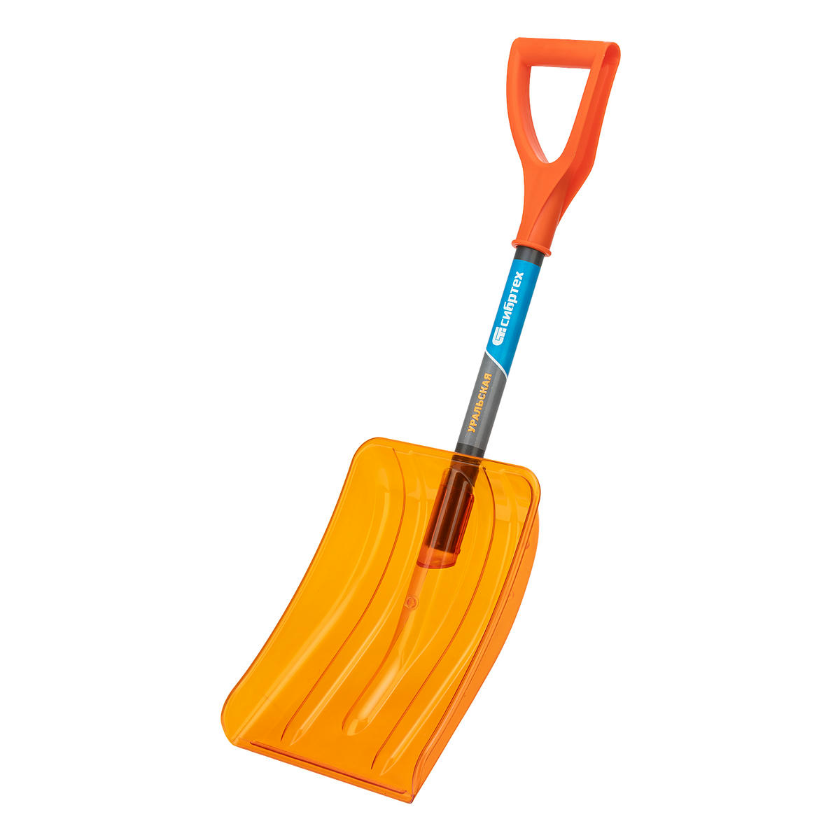 Лопата снеговая поликарбонат 270х360х840мм СВЕРХПРОЧНАЯ , стал. черенок СИБРТЕХ preview 1