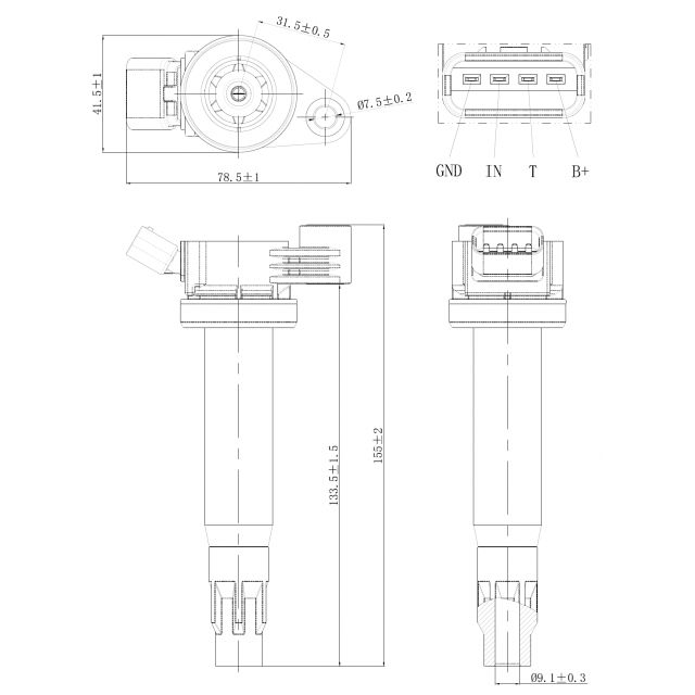 Катушка зажигания FEBEST 01640-010 preview 2