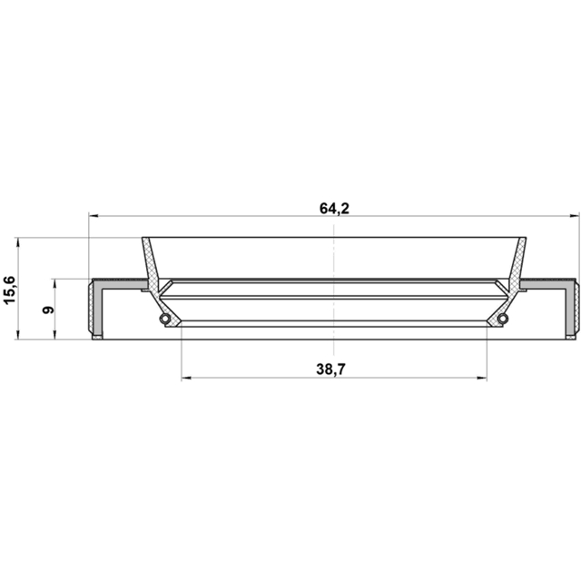 Сальник привода FEBEST 95HBY-40640916R preview 2