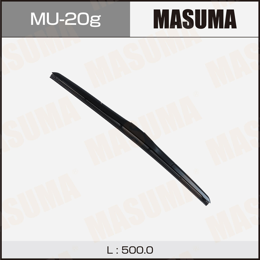 Щетка стеклоочистителя 500 мм гибридная 1 шт MASUMA Aero Vogue MU-20g preview 1