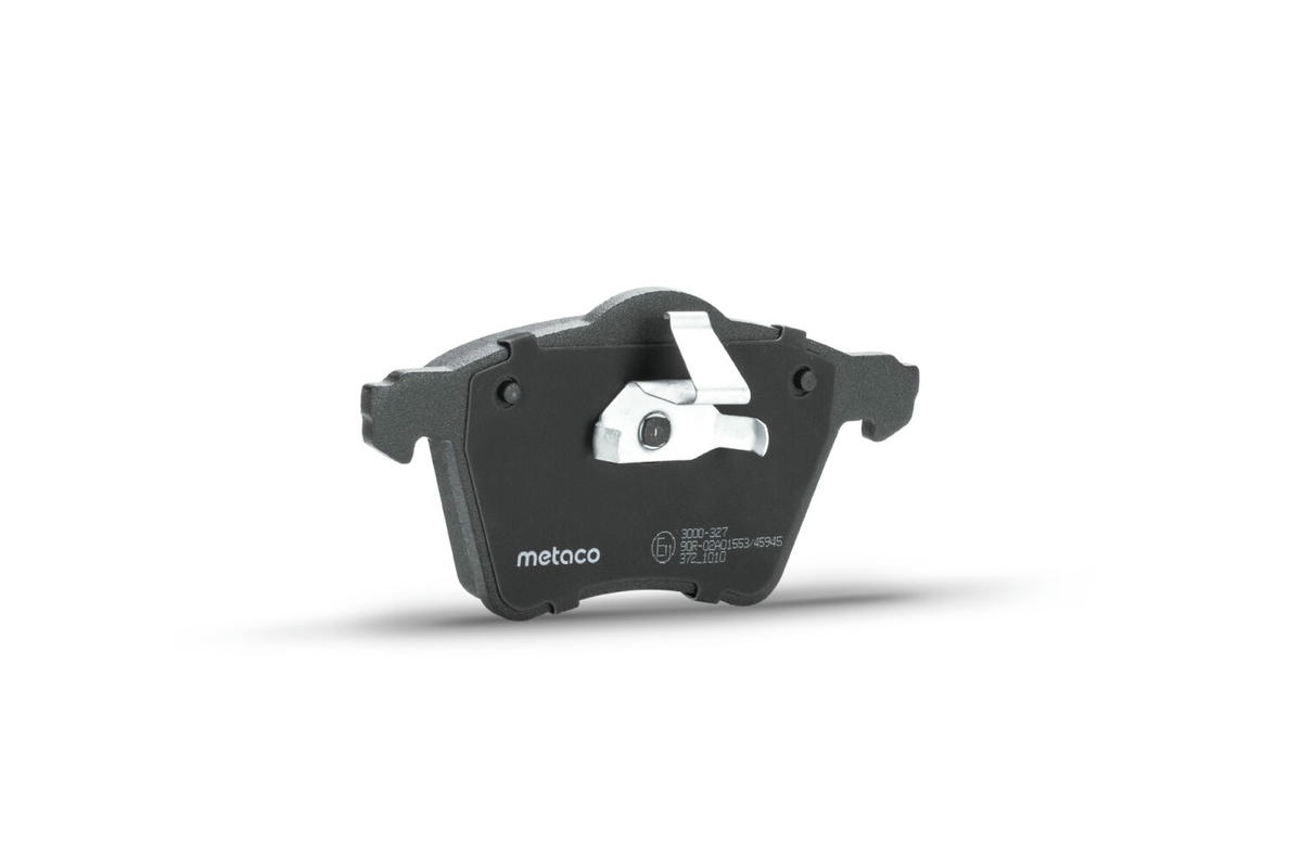 Колодки тормозные передние к-кт metaco 3000-327 preview 2