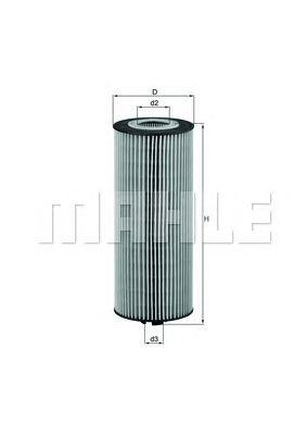 Фильтр масляный MAHLE OX 174 D preview 1