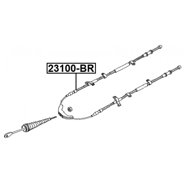 Трос ручного тормоза preview 2