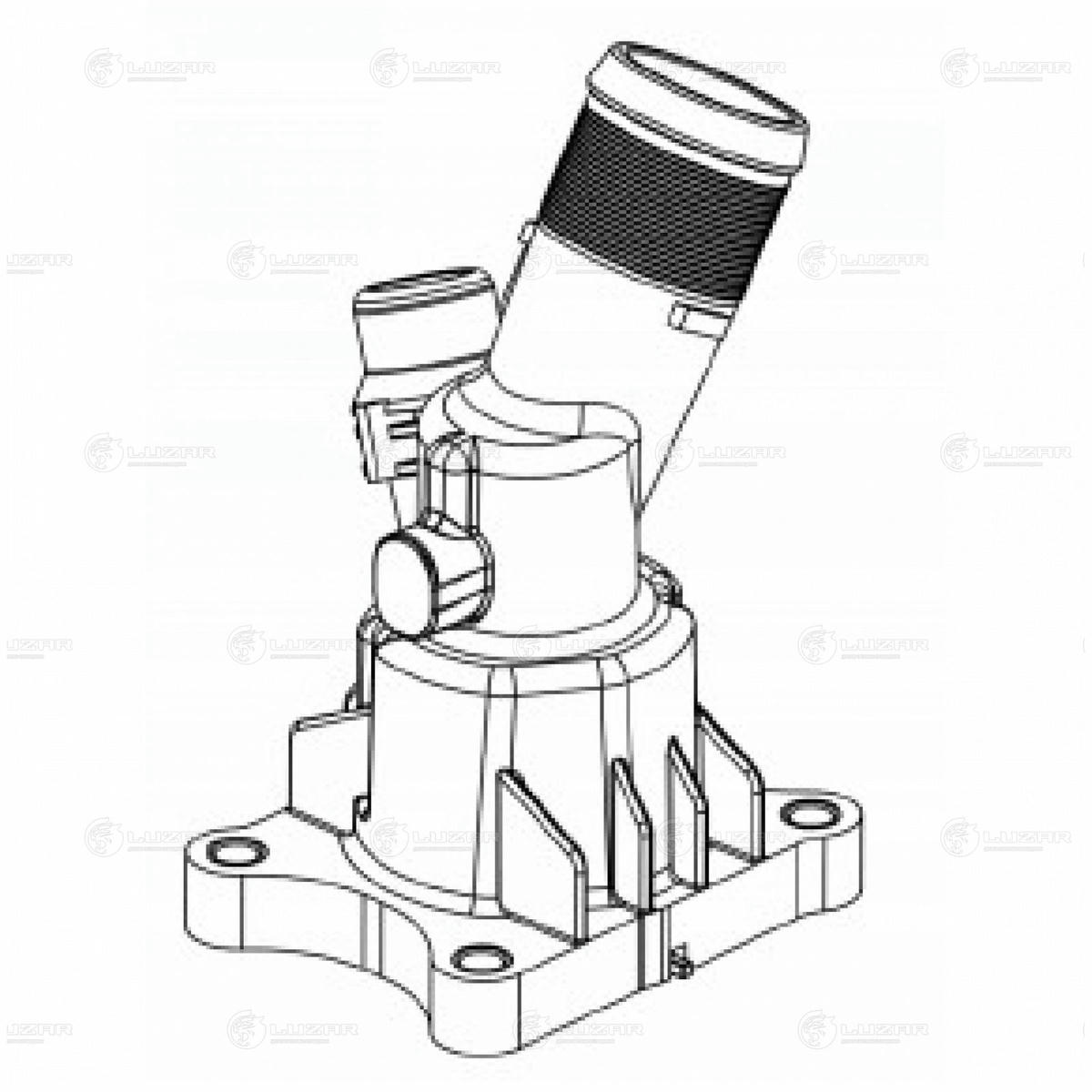 Термостат для а/м Geely Tugella (19-)/Volvo XC90 (14-)/XC60 (17-) 2.0T (90 С) (с корпусом) (LT 1017) preview 4