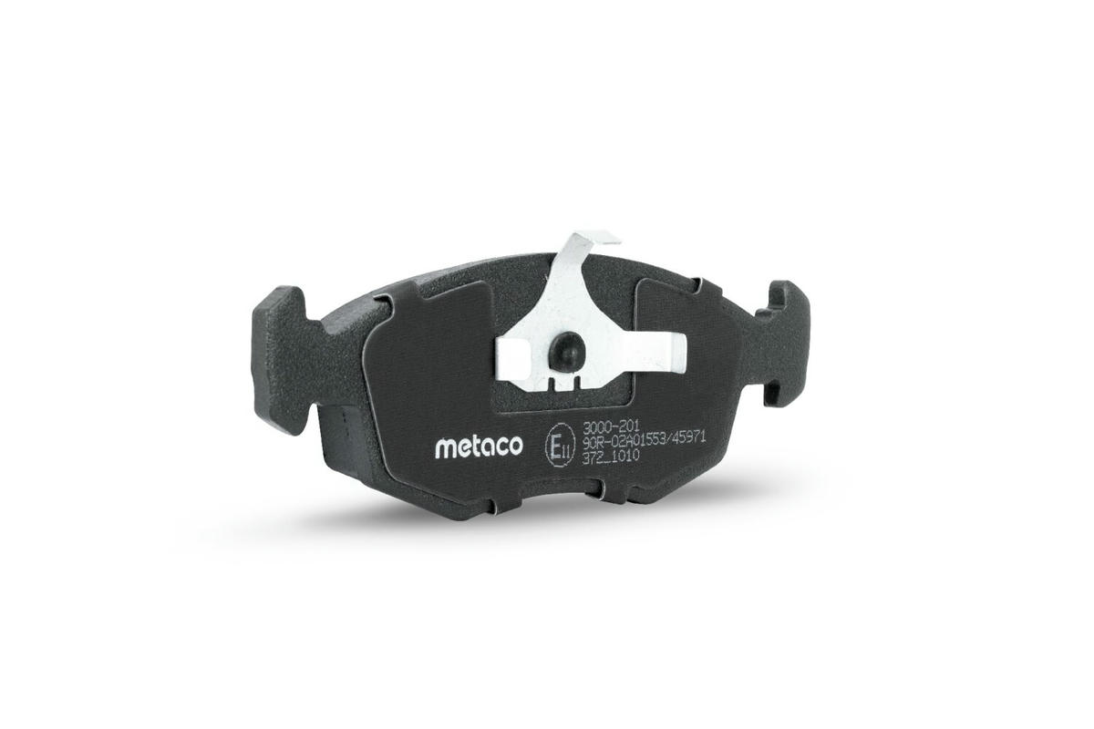 Колодки тормозные передние к-кт metaco 3000-201 preview 2