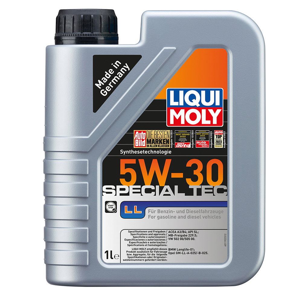 Масло моторное LIQUI MOLY SPECIAL Tec LL 5W30 A3/B4 синт. 1л preview 2 Масло моторное LIQUI MOLY SPECIAL Tec LL 5W30 A3/B4 синт. 1л preview 2