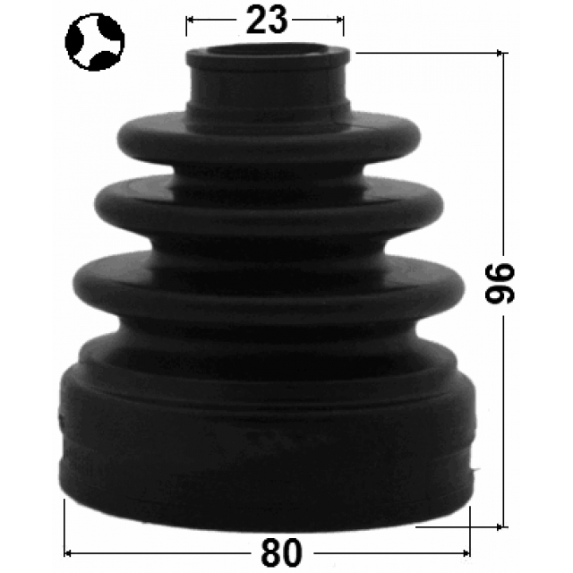 Пыльник ШРУСа FEBEST 0215-JJ10ET preview 2