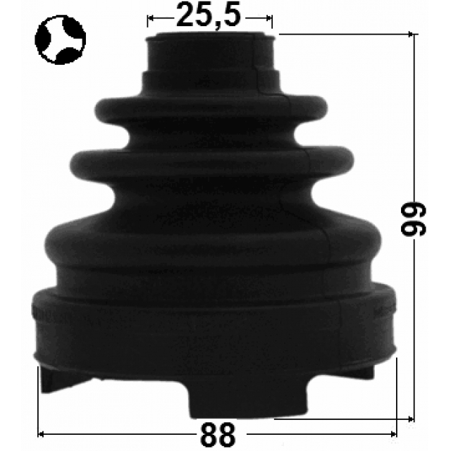 0115ACV40T_пыльник ШРУСа внутренний к-кт! Lexus ES350 12> preview 2