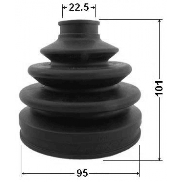 Пыльник ШРУСа наружный передний FEBEST 0217-C24 preview 2