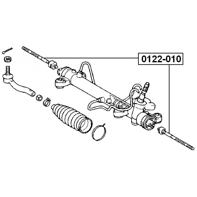 0122-010_тяга рулевая! Toyota Avensis AZT250/Corolla Verso 03-09 preview 2