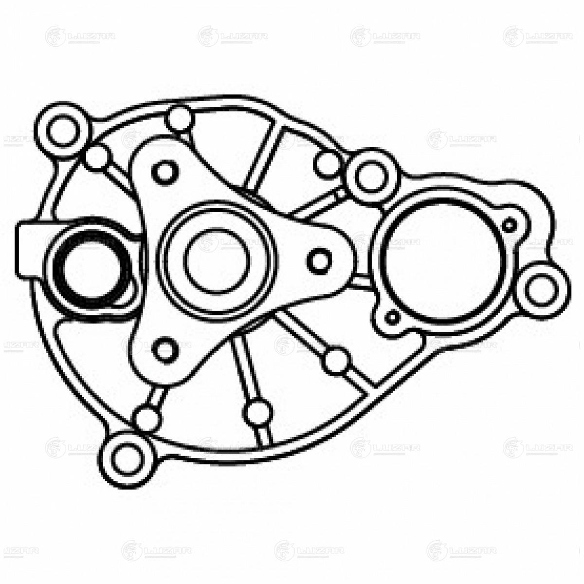 Насос водяной для а/м BMW 3 (F30) 2011->/5 (G30) 2016-> 2.0i B48B20 без корпуса LUZAR LWP 2615 preview 4