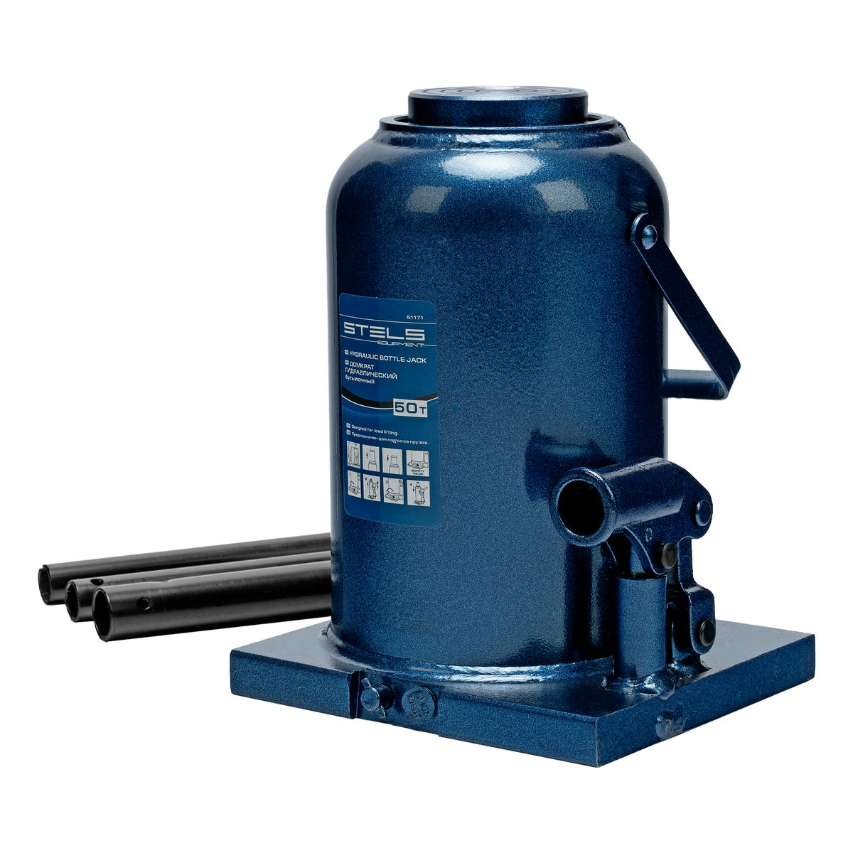 Домкрат гидравлический бутылочный, 50 т, h подъема 280-450 мм Stels 51171 STELS 51171 preview 1