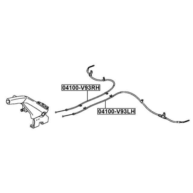 04100-V93LH_трос ручника! MitsubishiI Pajero III 2.5 TDi 00> preview 2
