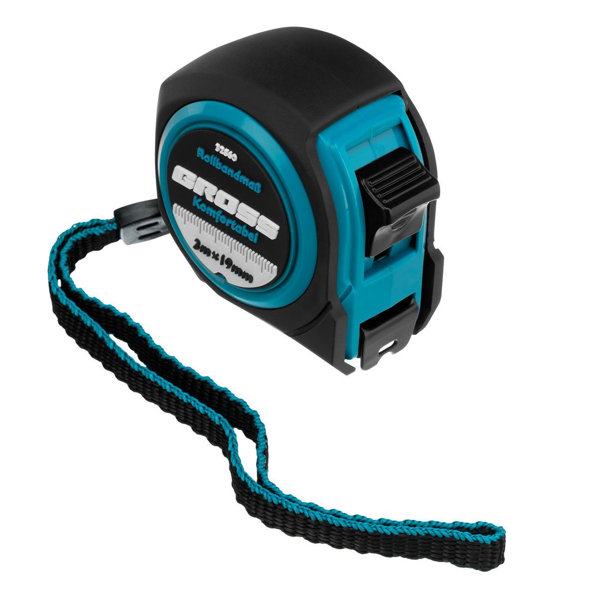 Рулетка 3м 19мм Komfortabel обрезиненный корпус GROSS preview 1