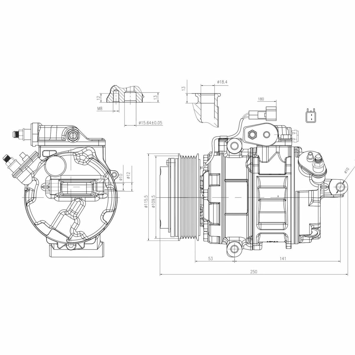 LCAC 1011_компрессор кондиционера! Ford Explorer 11> preview 3