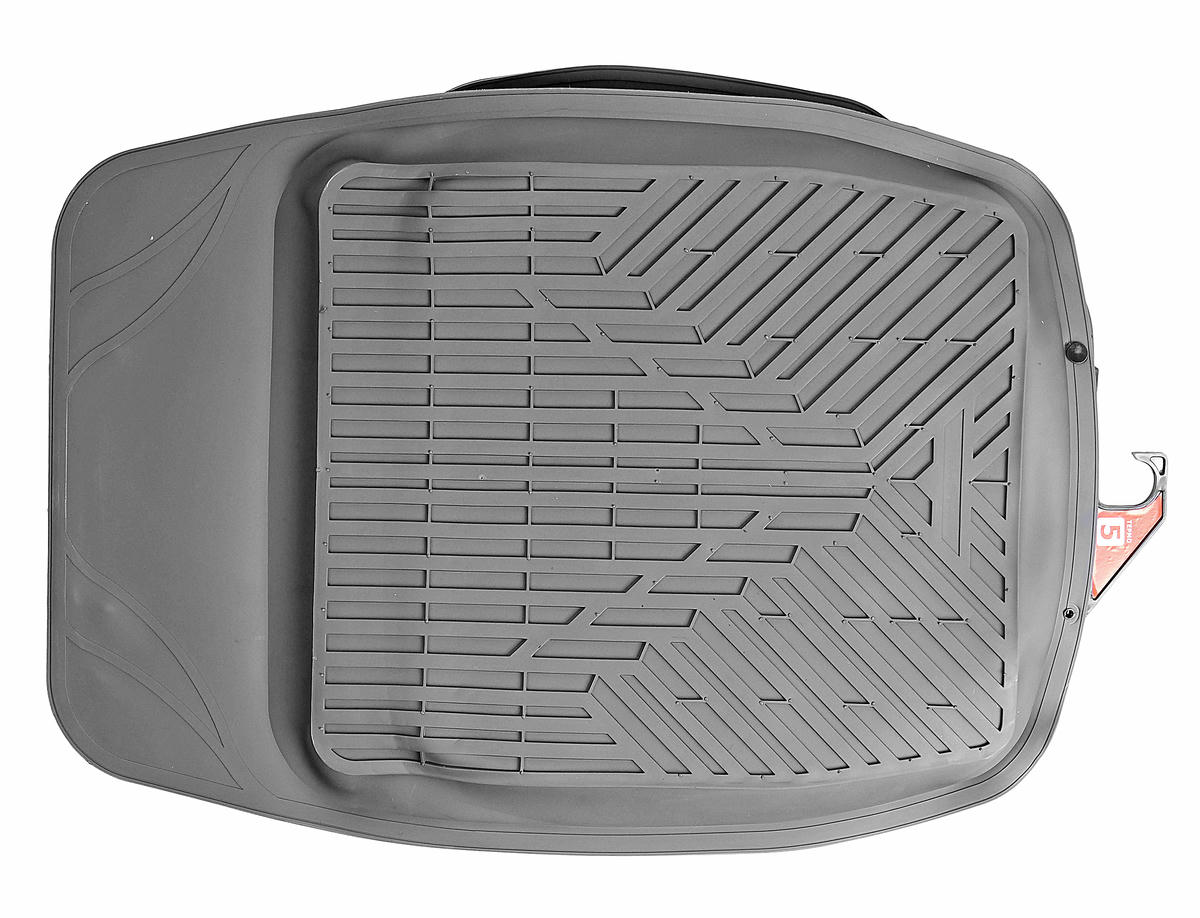 Коврики резиновые GROOVE TER-150 GREY универсальные (4шт) AUTOPROFI /1/6 preview 1