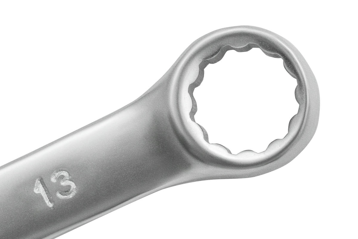 Ключ комбинированный, 13 мм, CrV, матовый хром MATRIX 15109 preview 3