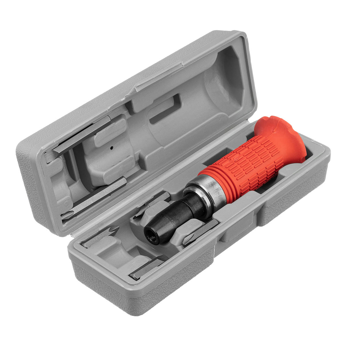 Отвертка ударно-поворотная 1/2, набор бит, 6 шт. обрезиненная ручка, в пласт. боксе MATRIX 11579 preview 5