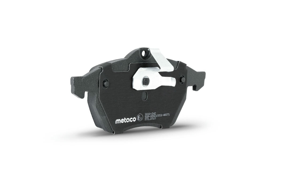 Колодки тормозные передние к-кт metaco 3000-242 preview 2