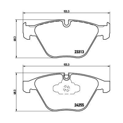 Колодки тормозные передние к-кт TRIALLI PF 4152 preview 2