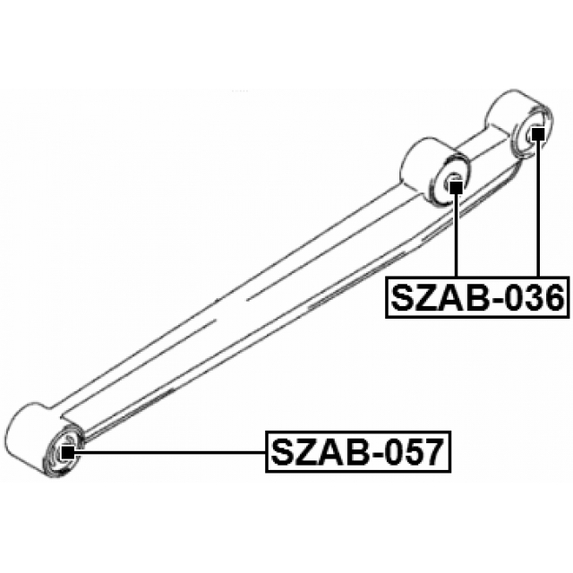 Сайлентблок рычага FEBEST SZAB-036 preview 2