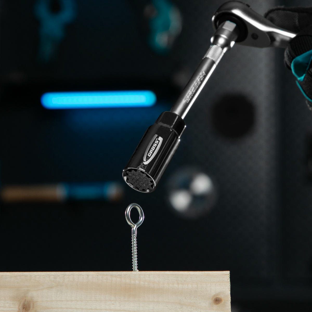 Головка торцевая универсальная 6-21 3/8" многоразмерная GROSS preview 7