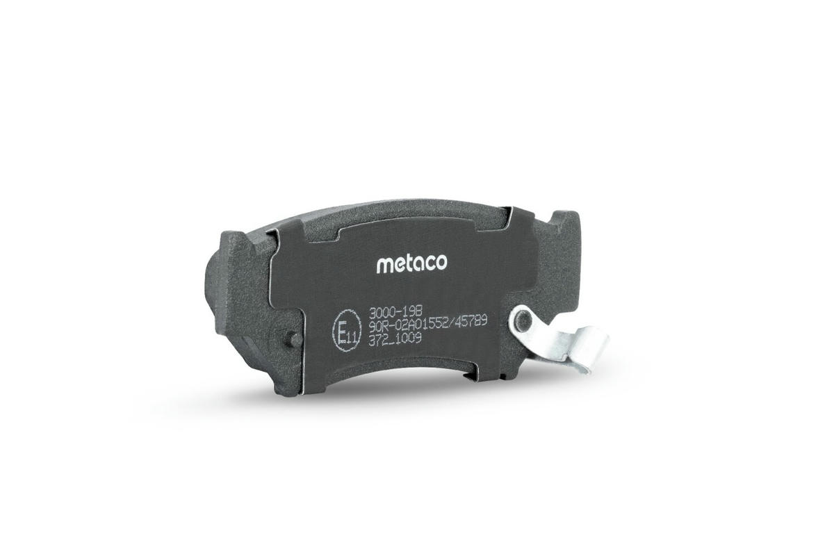 Колодки тормозные передние к-кт metaco 3000-198 preview 2