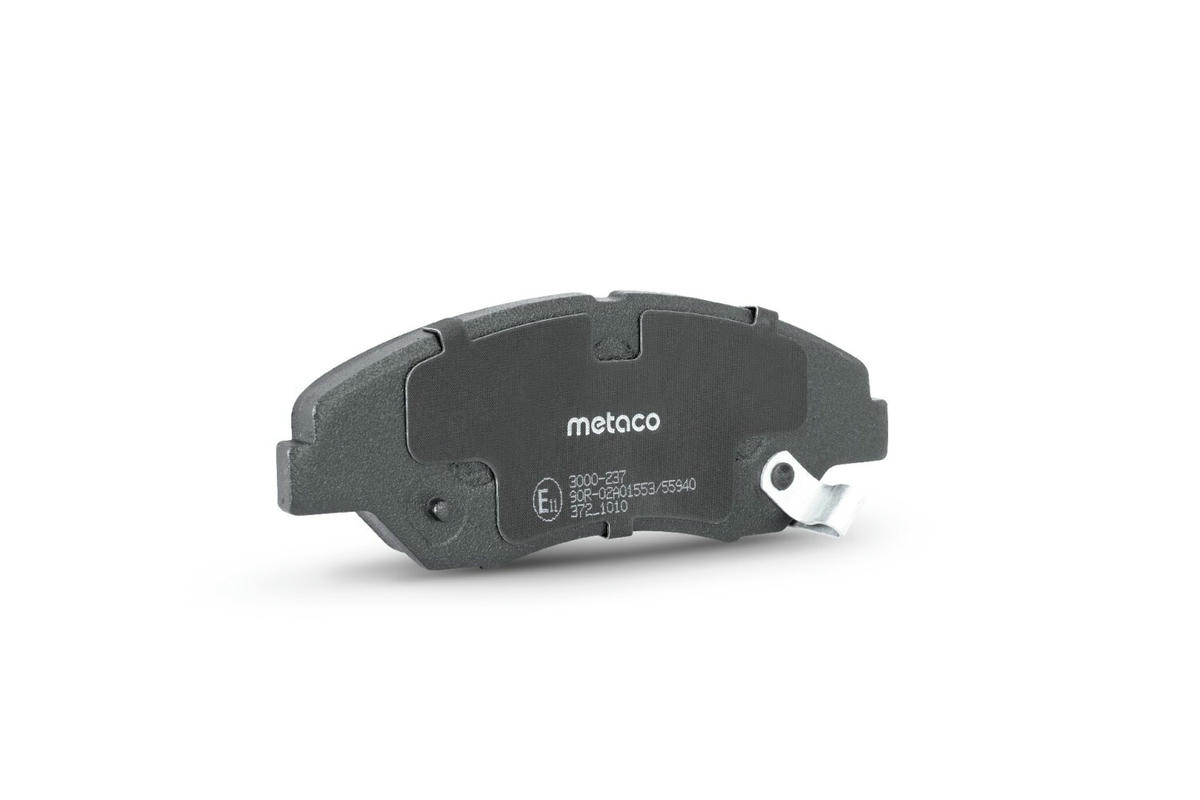 Колодки тормозные передние к-кт metaco 3000-237 preview 2