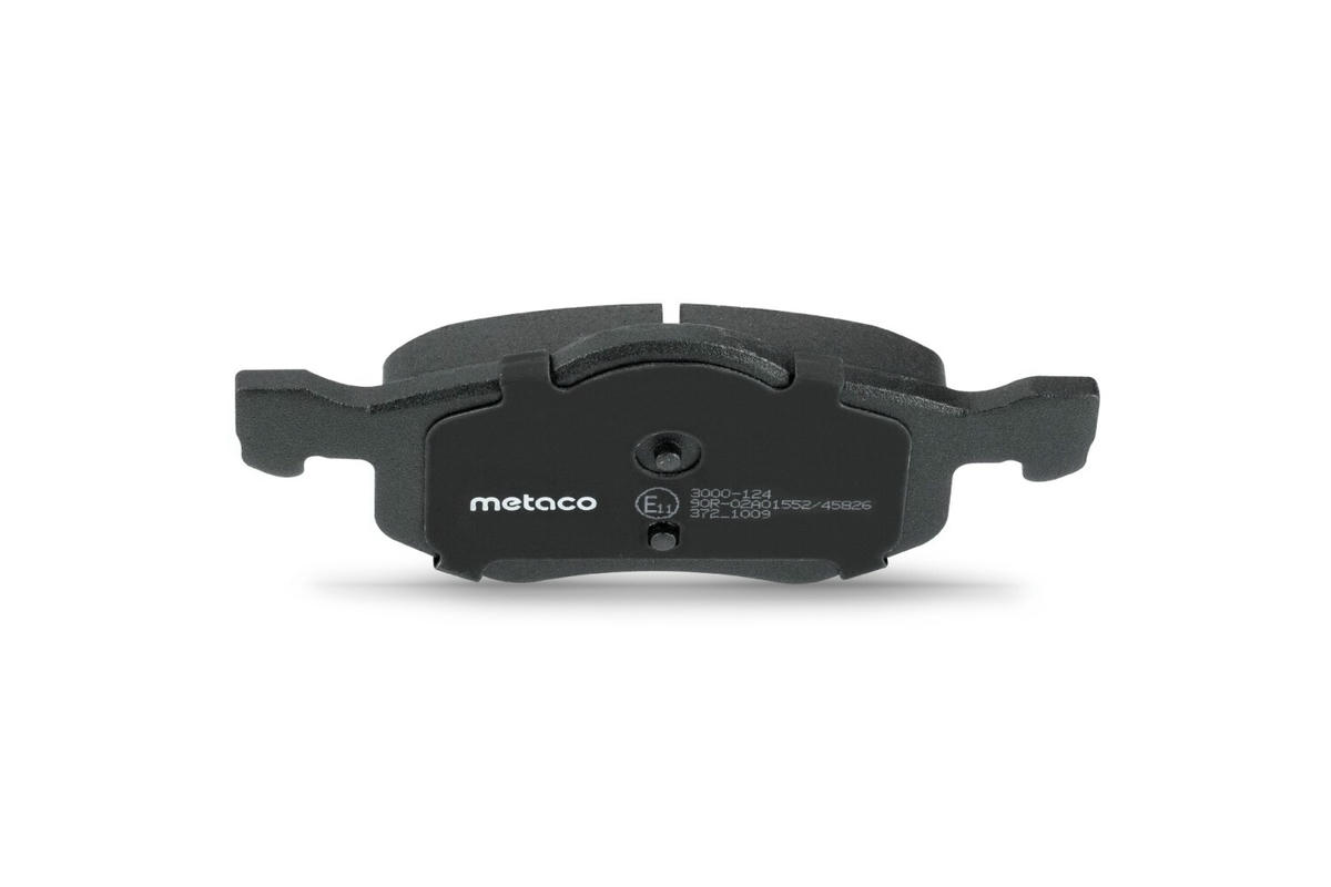 Колодки тормозные передние к-кт metaco 3000-124 preview 5
