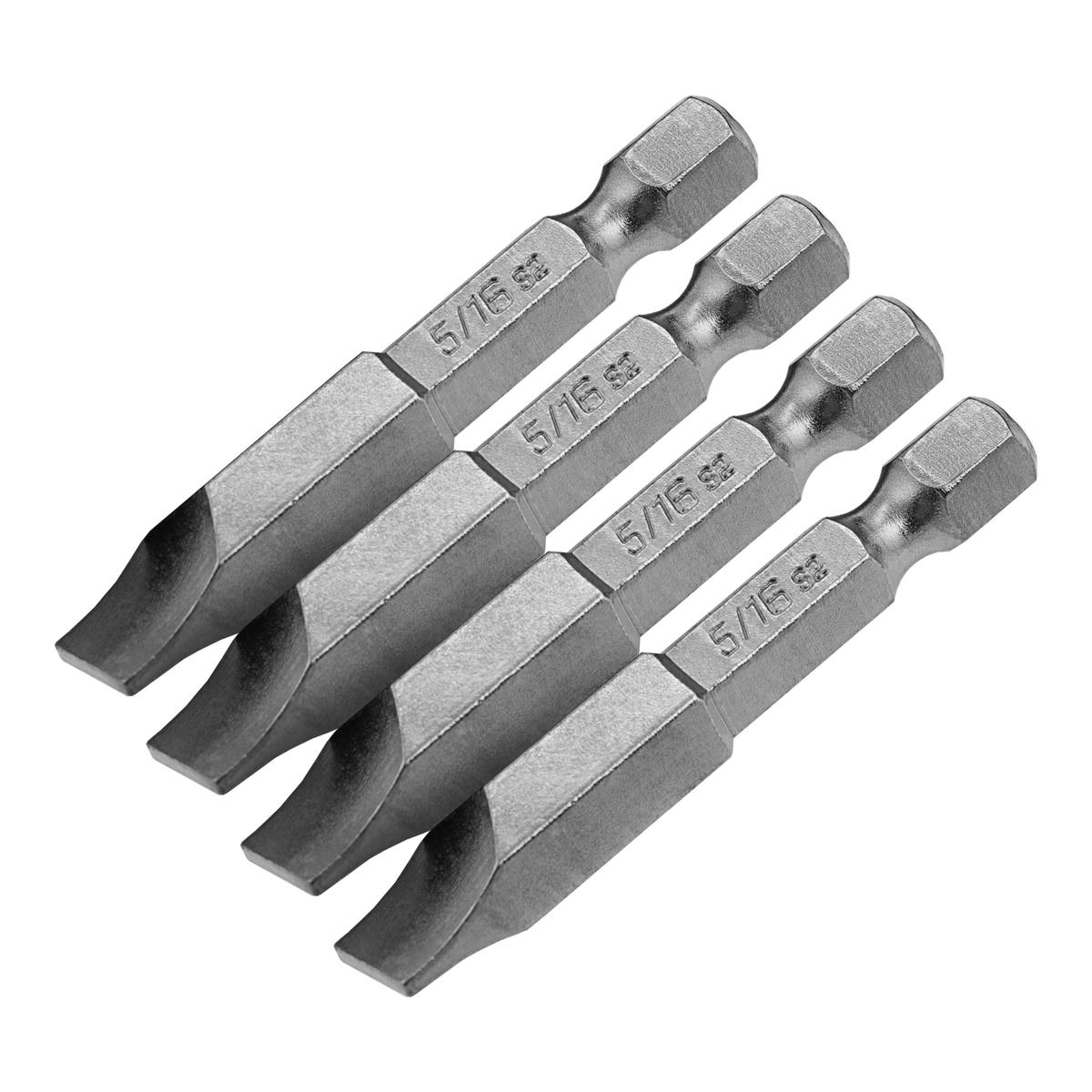 Набор бит, SL5/16"x2", 4 шт.// Denzel preview 1