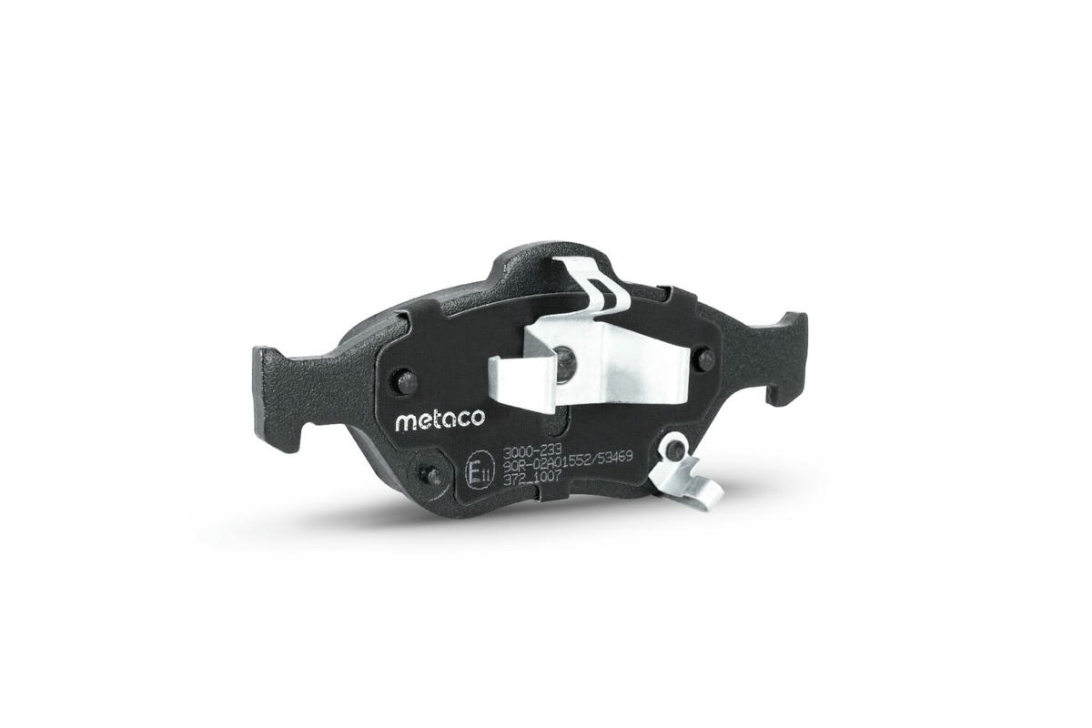 Колодки тормозные передние к-кт metaco 3000-233 preview 2
