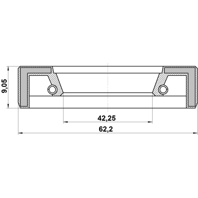95FAS-54620909X_сальник ступицы! 48х62х9 Suzuki Vitara 1.6-2.0 90-98 preview 2