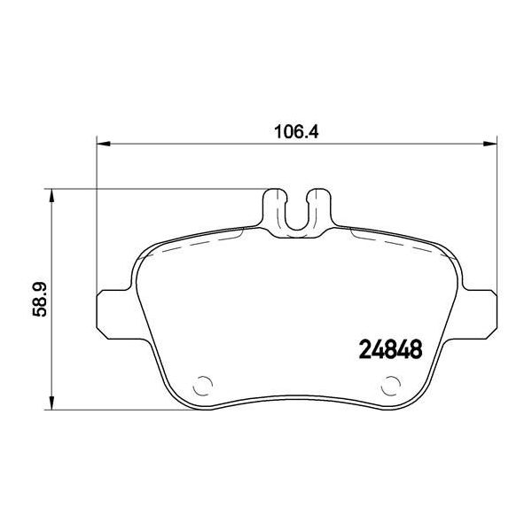 Колодки тормозные задние дисковые к-кт TRIALLI PF 4067 preview 2