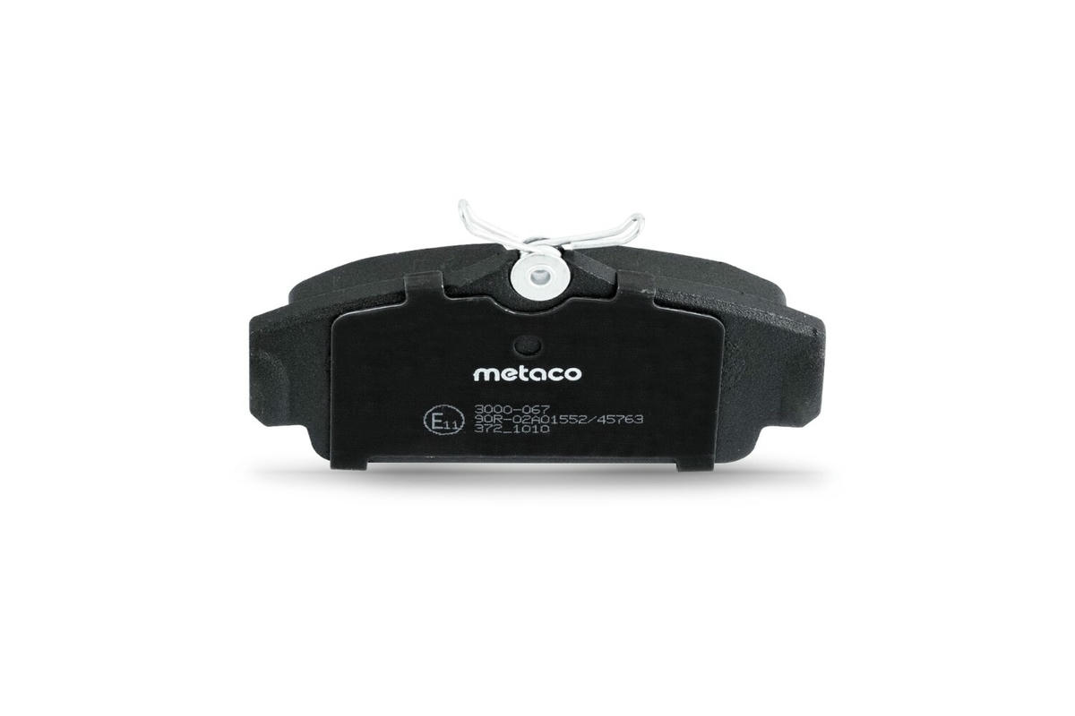 Колодки тормозные передние к-кт metaco 3000-067 preview 4