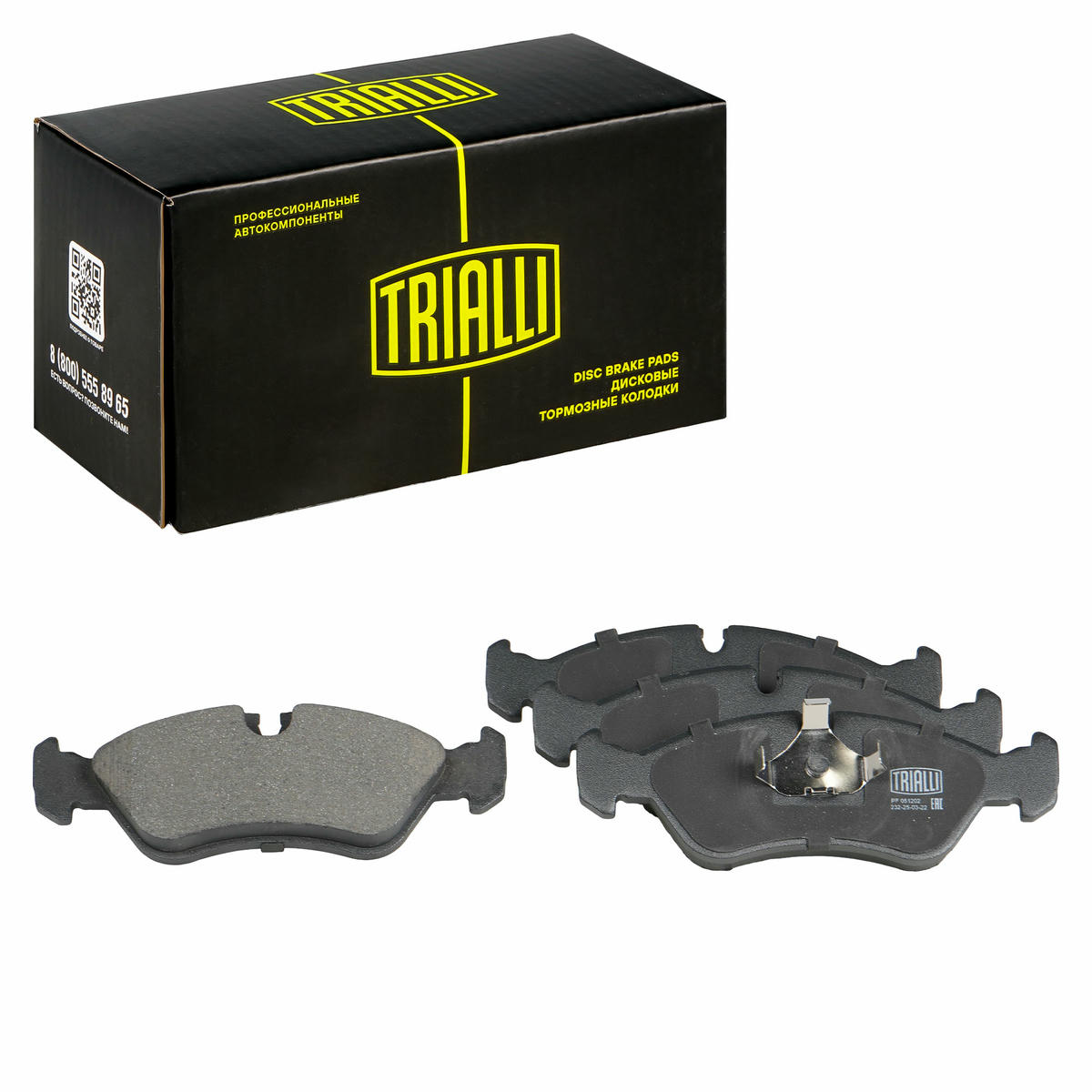 Колодки тормозные передние к-кт TRIALLI PF 051202 preview 1