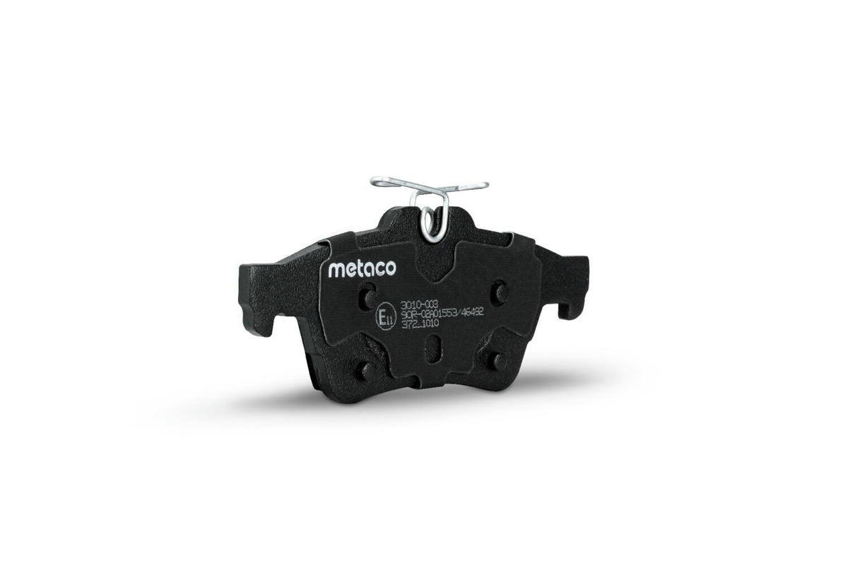 Колодки тормозные задние дисковые к-кт metaco 3010-003 preview 2