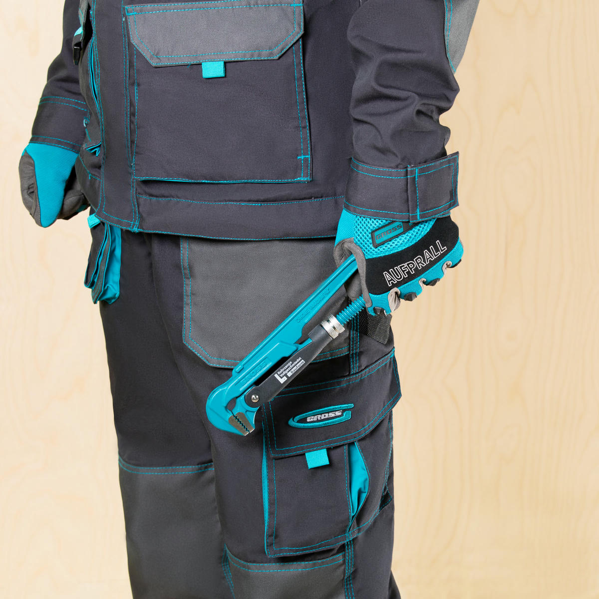 Ключ трубный рычажный №0" 3/4" цельнокованый тип "L" GROSS preview 5