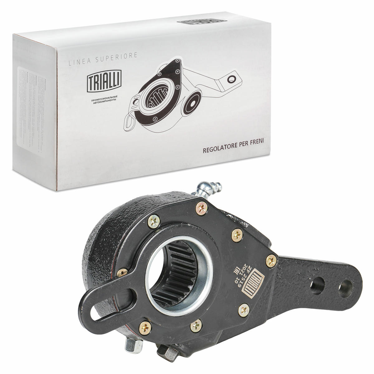 Рычаг торм. рег. авт. (трещотка) для а/м МАЗ 5440, 544069, 643068 перед. (эволв. шлиц) (ZF 2519) preview 1