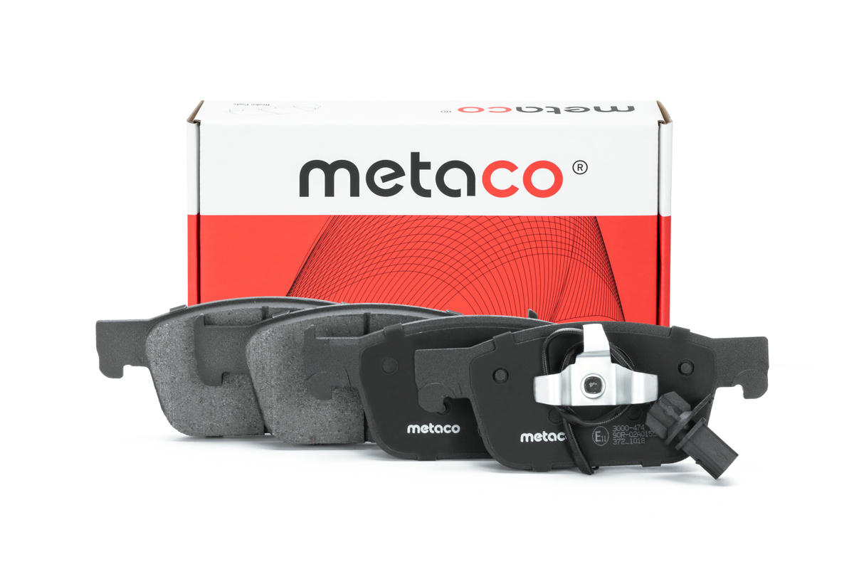 Колодки тормозные передние к-кт metaco 3000-474 preview 1