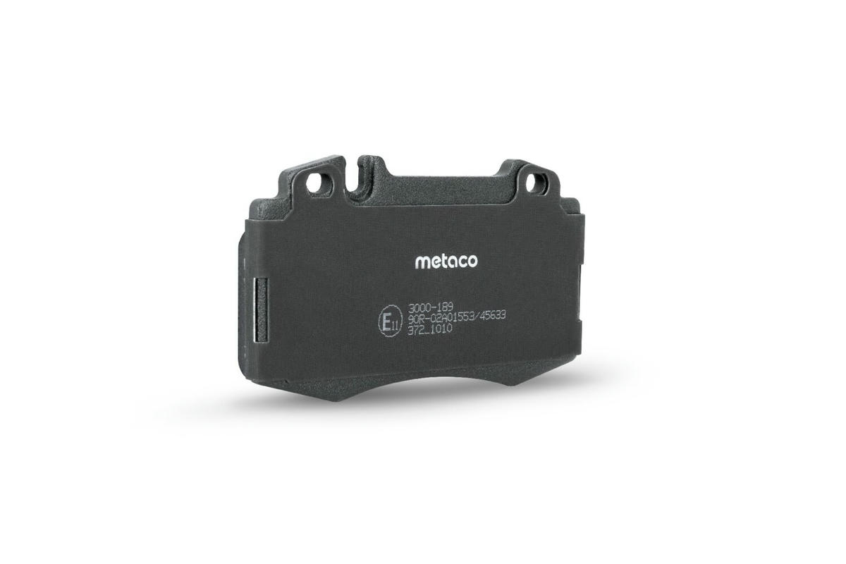 Колодки тормозные передние к-кт metaco 3000-189 preview 2
