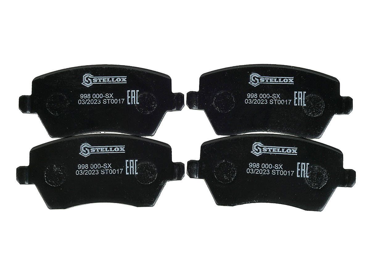 Колодки дисковые п. Nissan Micra 1.2i-1.5CDi &16V 03> STELLOX 998000_SX preview 1